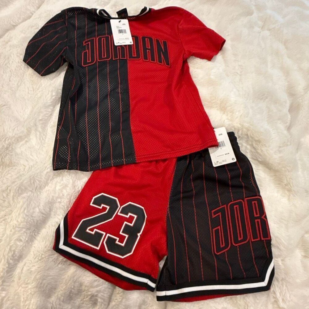 NWT Nike Jordan two-piece short shorts set